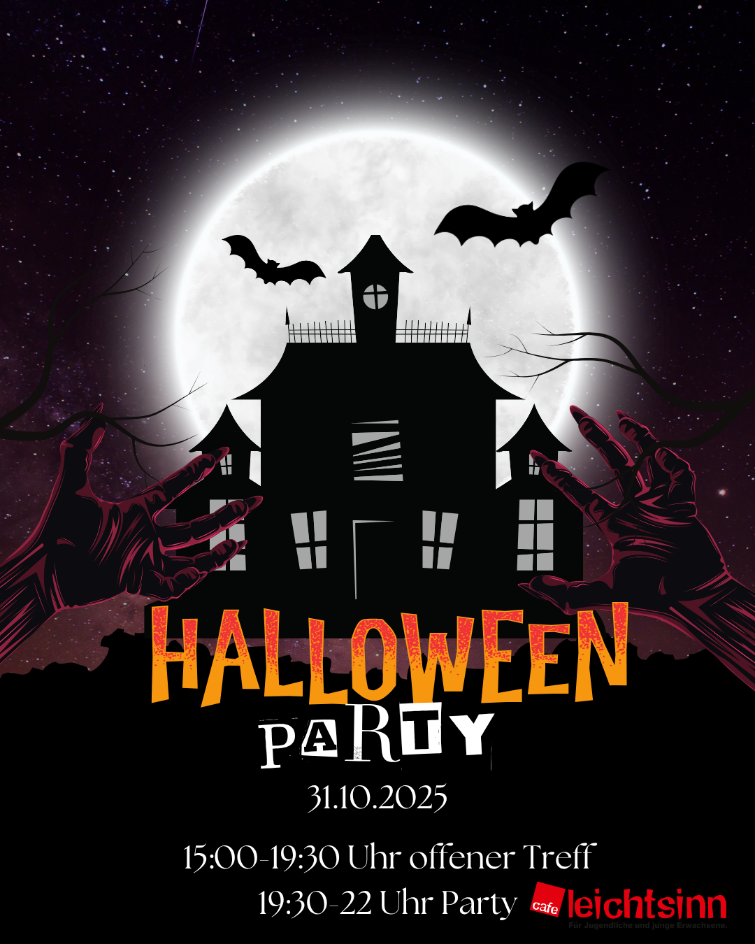 Halloween Party im Cafe Leichtsinn