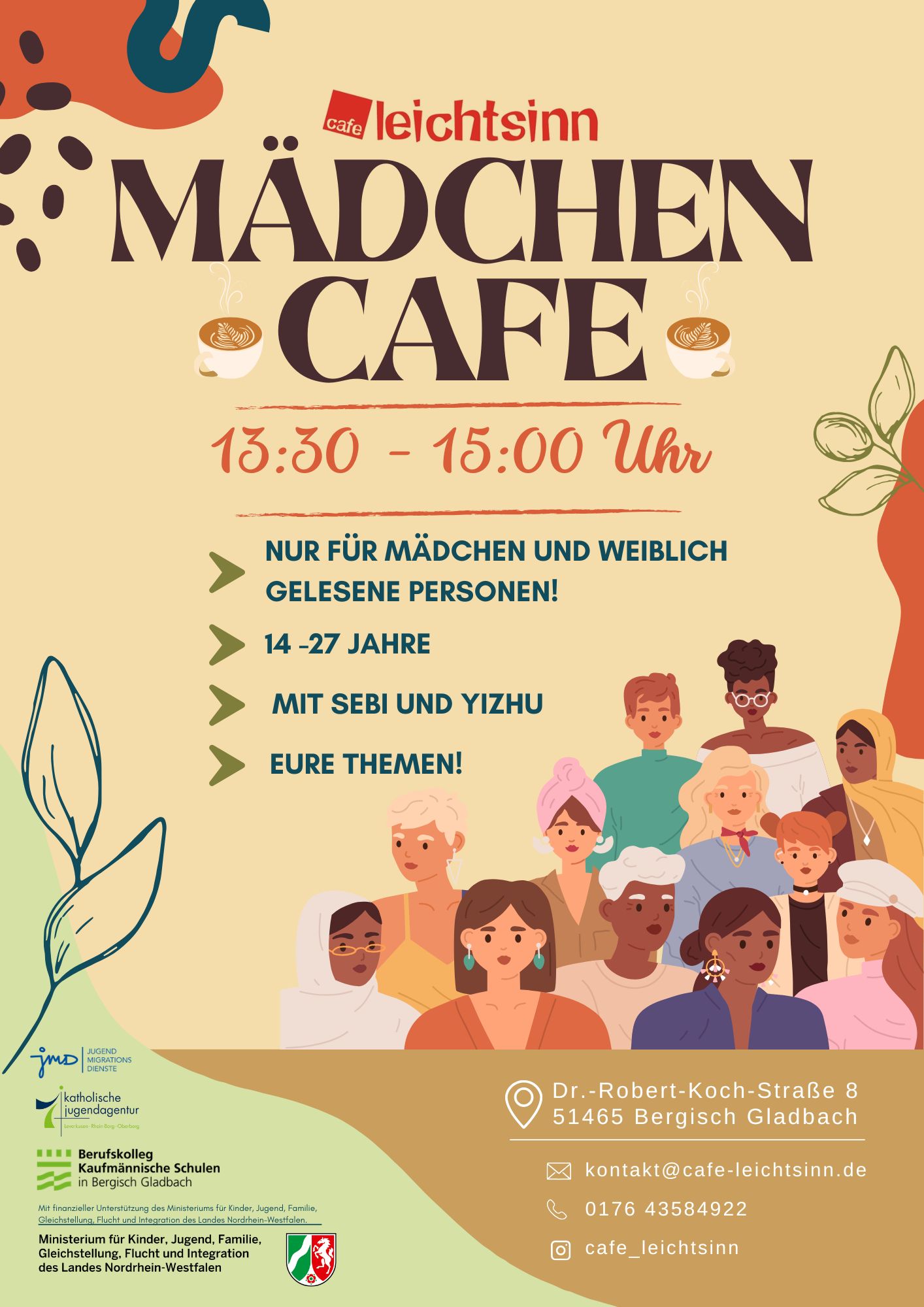 Mädchen Cafe