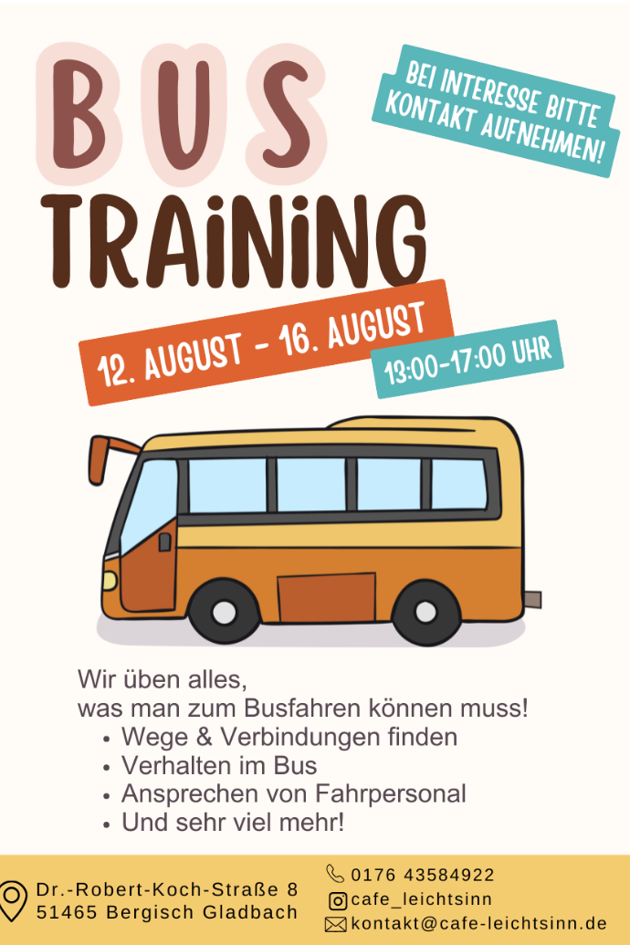 Bustraining (Flyer A4)